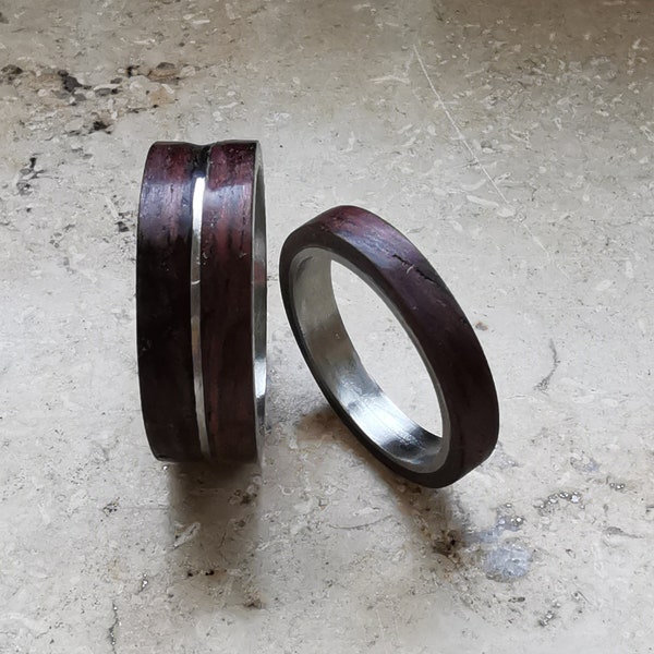 Unique partner rings "Fortitude"
