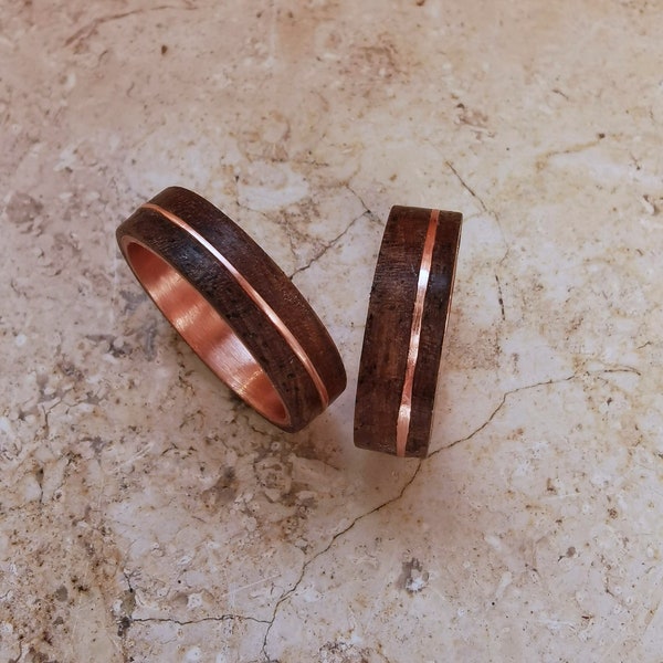 Unique partner rings "Two Pathes"