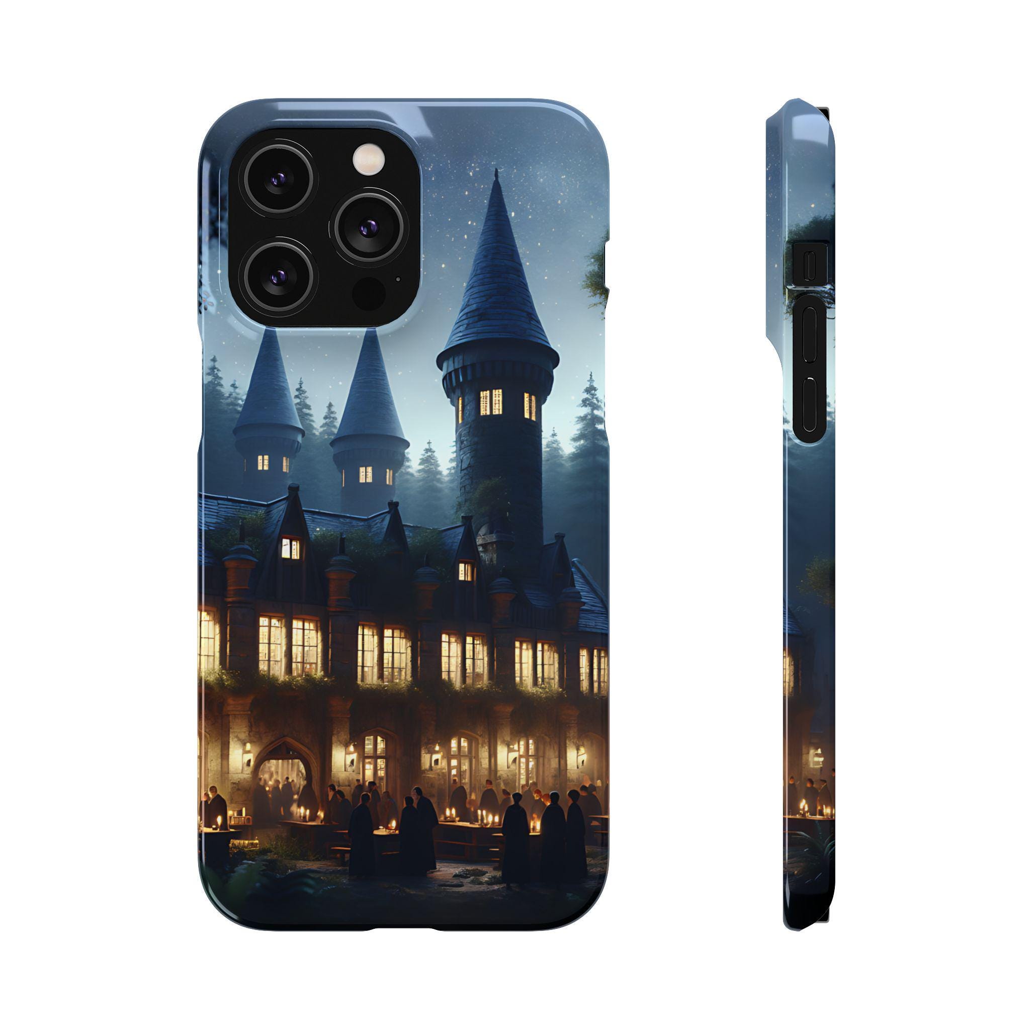 Gothic Architecture iPhone Case, Dark Academia Snap Case, Academic Wizard Castle Lovers, Castlecore Style, Trending Tech, iPhone 16 15 14