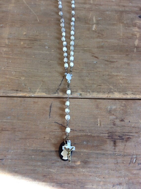 Vintage Children's Rosary Beads - image 2
