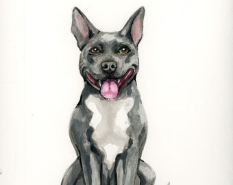 Custom Ink Original Pet Portrait Paintings