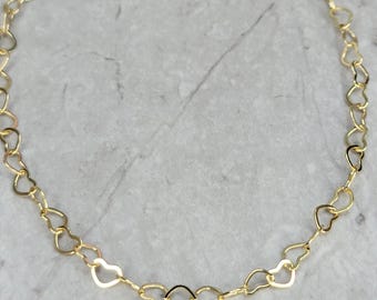 Gold Herz Armband | 750er Gold | Zierliches Armband | Herz Schmuck | Minimalistischer Schmuck | Geschenk für Sie | Zarte Schmuck |