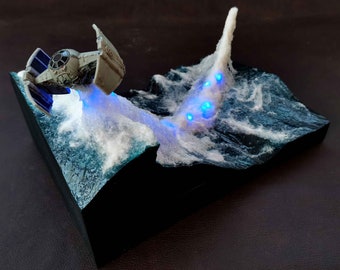 Diorama Inquisitor's Tie. Star Wars.