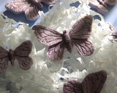Fondant edible butterflies - 24 pcs Easter Baby shower, Baby boy, Baby girl, Christening, Wedding, Cupcake topper, Cake topper