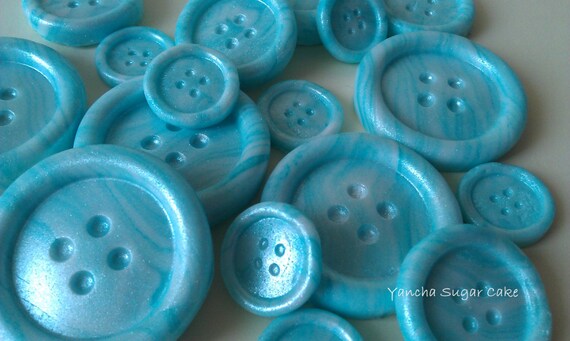 50 Marble texture edible fondant shimmer buttons Lalaloopsy cake topper First birthday party Christening Baptism Bridal Wedding shower Baby Il_570xn