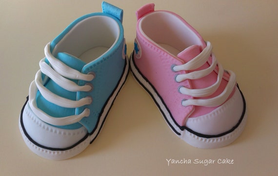 fondant baby converse shoes