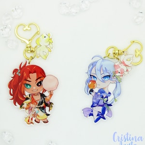 Nu:Carnival Chase the Rainbow Schlüsselanhänger | Chibi Schlüsselanhänger | Fan-Merch