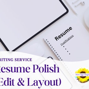 Resume Polish (Edit & Layout)