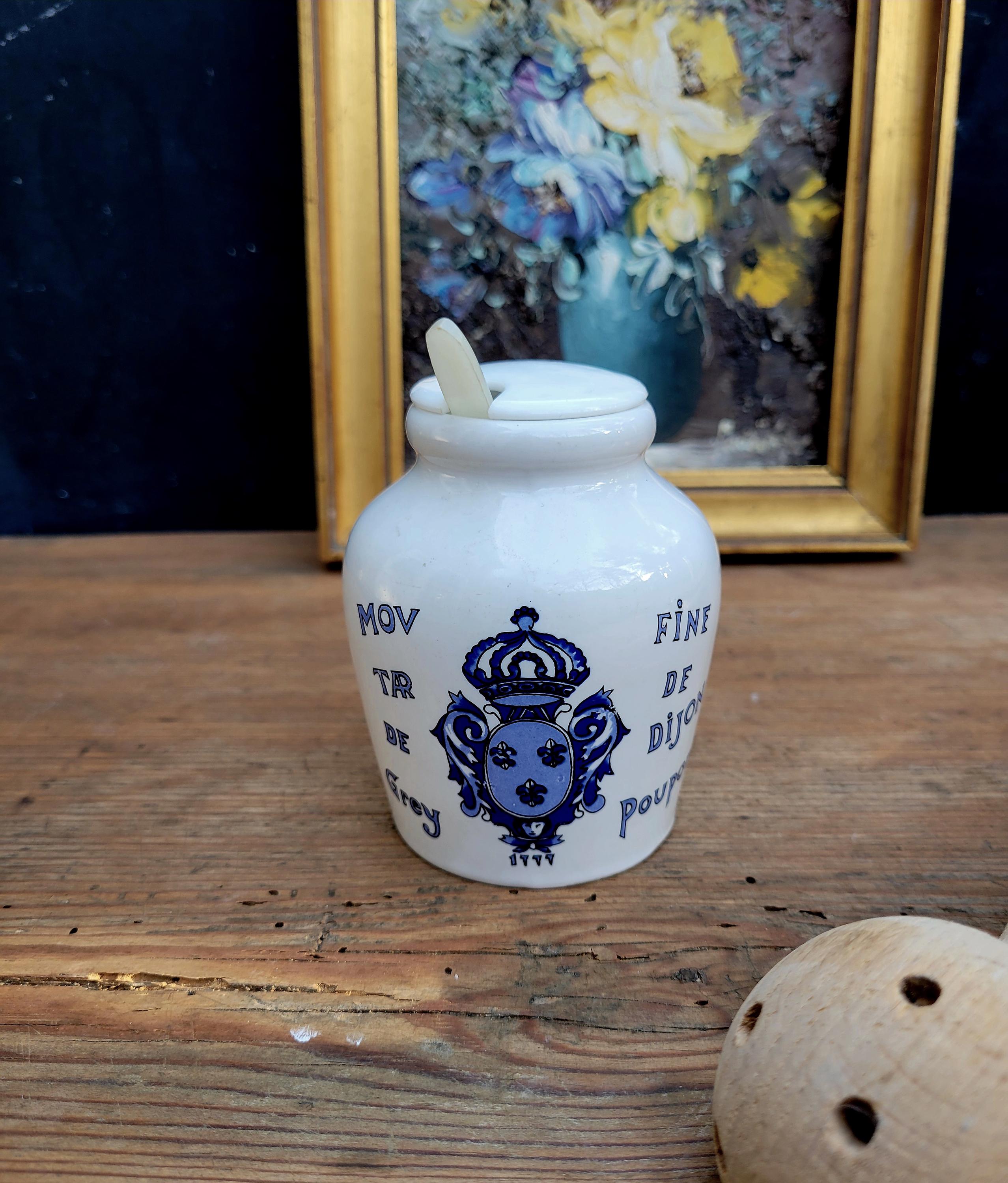 Dijon mustard pot - Etsy 日本