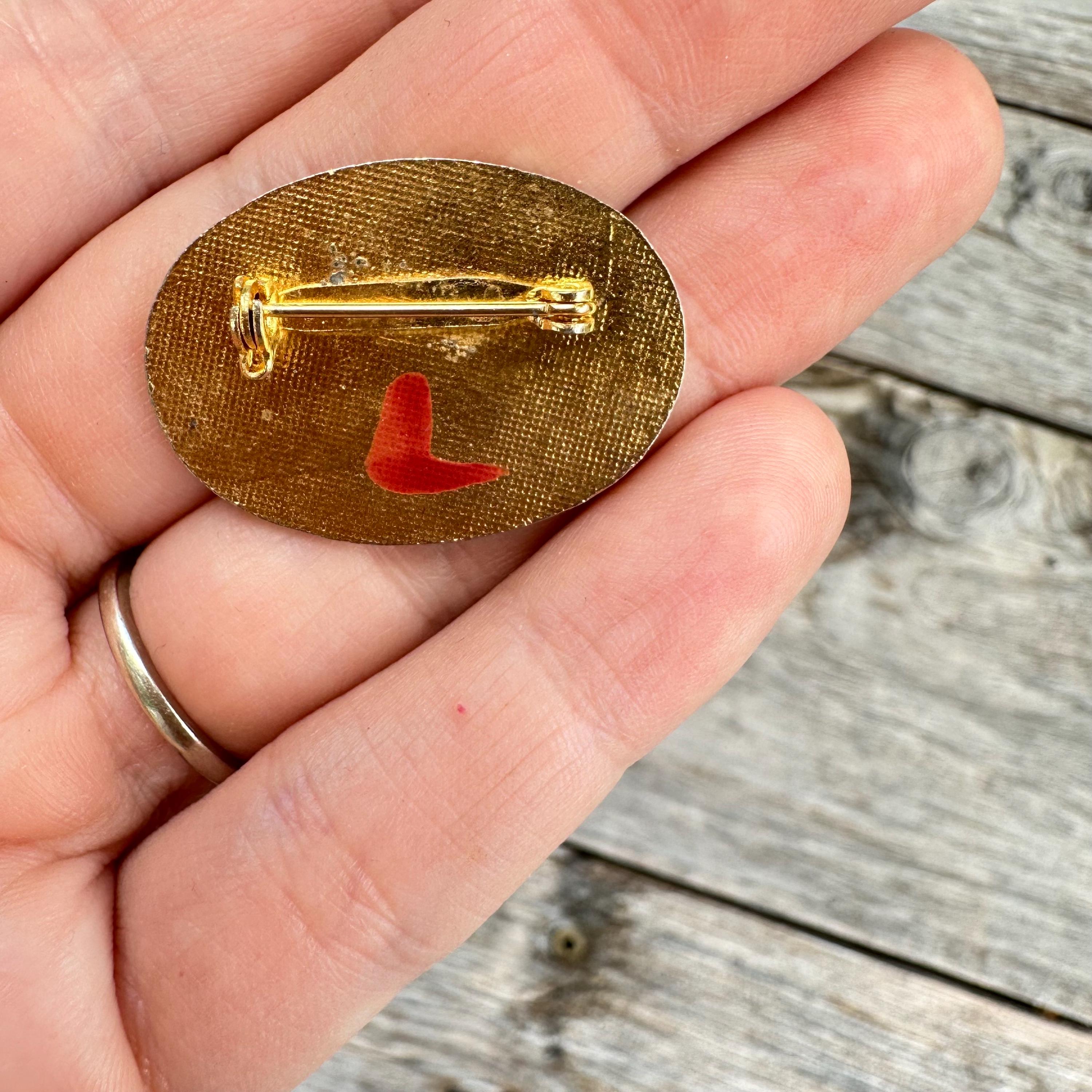 ヴィンテージジュエリー スキーピン スキーブローチ - Etsy 日本