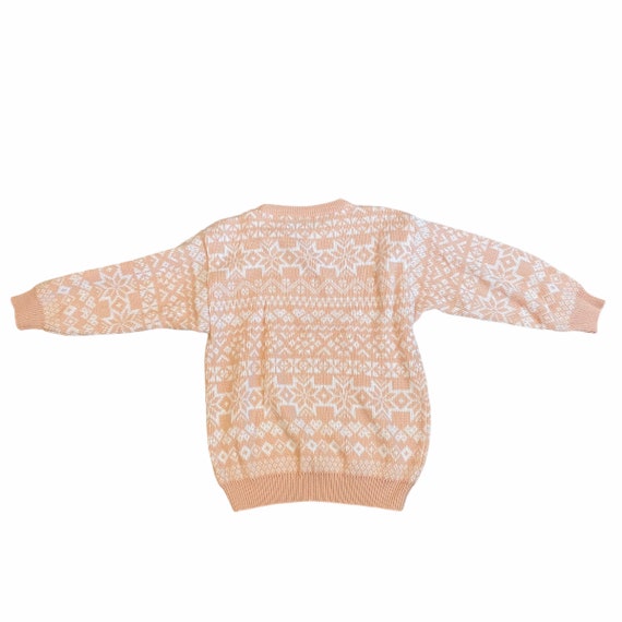 Objectives | vintage pink snowflake sweater | Med… - image 2