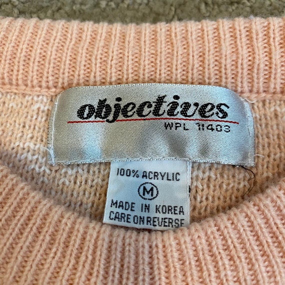 Objectives | vintage pink snowflake sweater | Med… - image 6