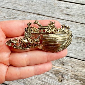 Vintage Arche Noah Brosche Arche Noah Pin Arche Noah Schmuck