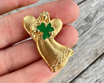 Boutons de manchette anciens ciselés lierre en or jaune 15 carats - Canada