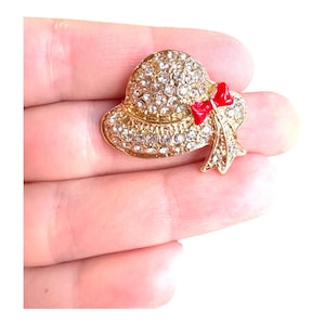 Broche de joyería vintage para sombrero, alfiler para sombrero, broche brillante para sombrero, broche brillante para sombrero con diamantes de imitación