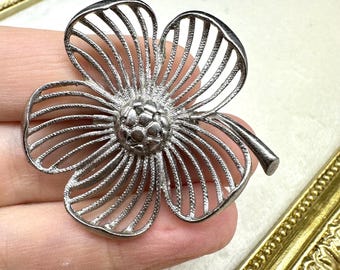 Broche Animalière Rétro Zèbre - Or émaillé Noir Et Cristal - Occasion - Sans Marque