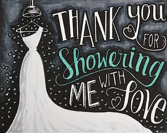 Bridal Shower Thank You Card