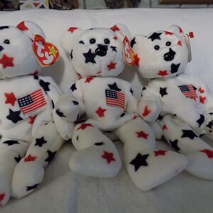 TY Beanie Baby Glory the Bear Collectible RTS
