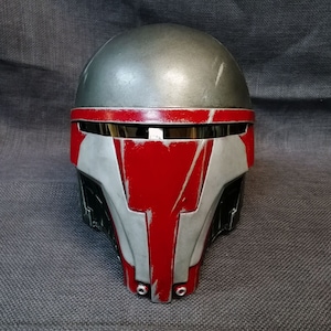 Jedi Knighs Mask / helmet complete JREV Red, Raw cast or Painted Cosplay LARP 1:1 MB-Industry
