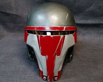 Jedi Knighs Mask / helmet complete JREV Red, Raw cast or Painted Cosplay LARP 1:1 MB-Industry
