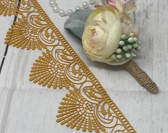 2 Edible Lace - Sugar Lace - Cake Lace - cake border