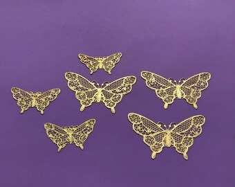 Fondant Butterflies Etsy
