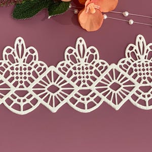 3x Cake Border, Edible Sugar Lace, Edible Lace,  Cake Lace