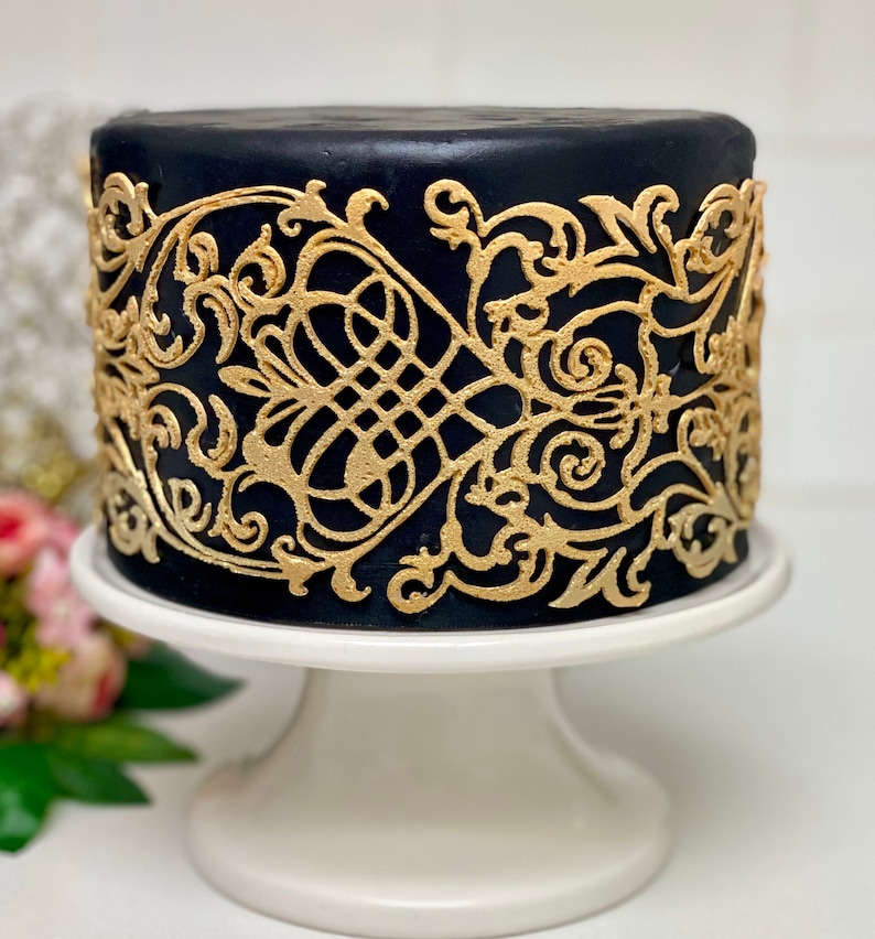 Edible Lace Cake Lace Sugar Lace FREE SHIPPING Etsy