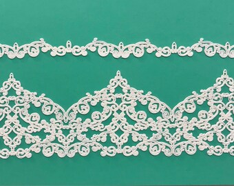 2x Edible Lace, Cake Lace, Savannah Cake Lace, Sugar Lace