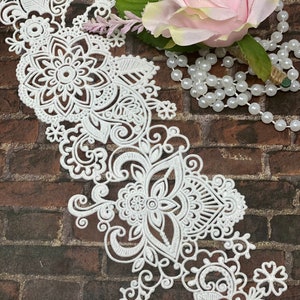 2x  Cake Lace, Urban Henna cake lace, Sugar Lace, Cake Lace, Edible Lace
