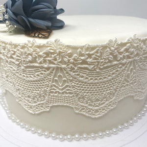 2  Edible Lace - Sugar Lace - Cake Lace