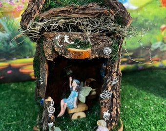 Single Fairy HouseFairy House, Woodland, Fairy Garden