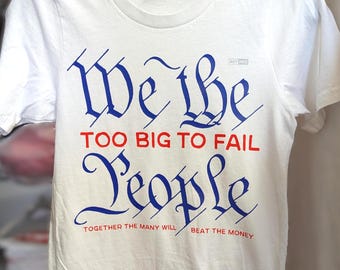 We the People Shirt, Patriotic Resistance Tee (Made in USA), Organic Cotton July 4th Protest