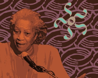 Toni Morrison print, TELL Your Story, perSISTERS series in the Female Power Project