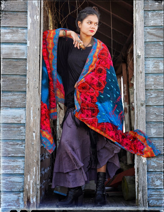 pakistani velvet shawls