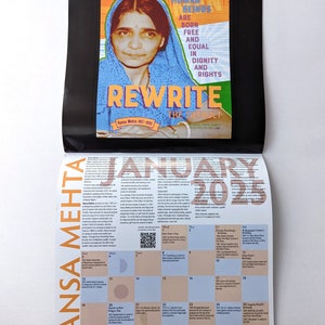 SALE perSISTERS 2024 Calendar, Remembering and Surviving, 13-months of women heroes with notable dates from feminist women's history. image 6