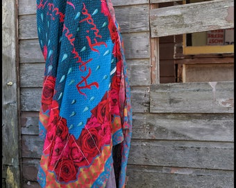 Châle Pashmina Mexicain Frida Kahlo - Multicolore Viscose - Neuf Sans étiquette
