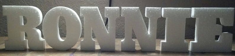 Ronny Lettering Foam Letters and Numbers - Etsy