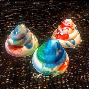 Handmade Unicorn Poop Soap: Lightly Fragranced, Novelty Gift