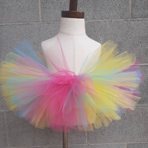 Pink yellow turquoise tutu unicorn tutu birthday princess tutu ballerina tutu toddler tutu infant tutu little girls tutu kid tutu dance tutu