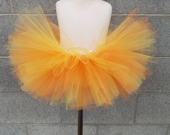 Orange and yellow tutu Sunflower tutu Halloween tutu bird tutu princess tutu ballerina tutu toddler tutu infant tutu girls tutu kids tutu