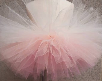 Ombre Rose mauve blush ivory tutu birthday tutu ballerina tutu princess tutu toddler tutu infant tutu girls tutu kids tutu baby tutu