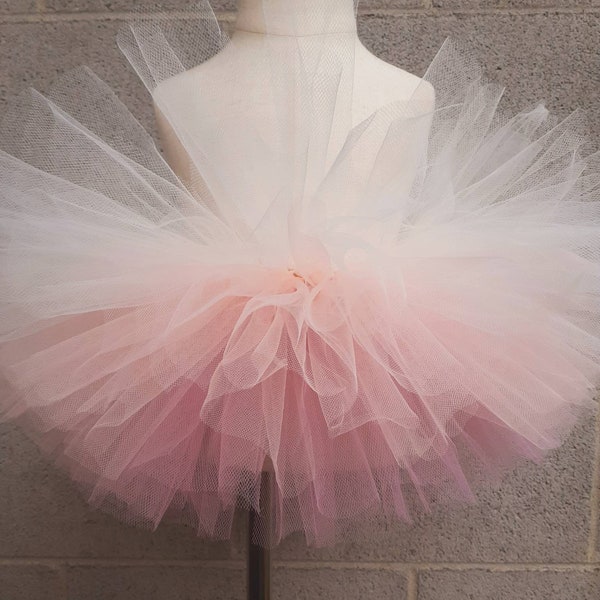 Ombre Rose mauve blush ivory tutu birthday tutu ballerina tutu princess tutu toddler tutu infant tutu girls tutu kids tutu baby tutu