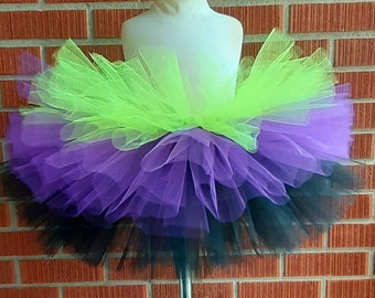 Black purple apple green tutu Witch tutu halloween tutu costume tutu autumn tutu fall tutu toddler tutu infant tutu girls tutu ballerina