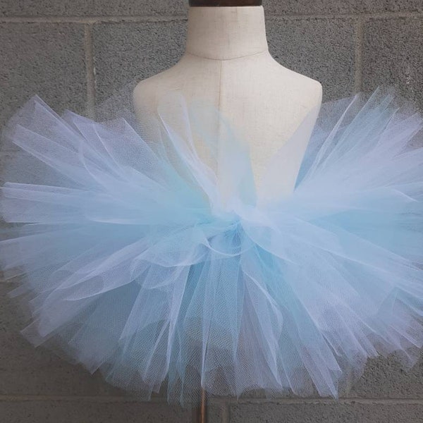 Light blue and white tutu ice princess tutu sky tutu ballerina tutu fairy tutu Halloween toddler tutu infant tutu girls tutu kids tutu