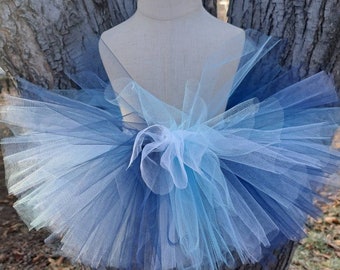 Blue tutu water Navy blue light blue and white tutu ballerina tutu birthday tutu princess tutu toddler tutu infant tutu girls tutu kids tutu