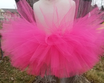 Hot Pink ballerina tutu birthday tutu flamingo tutu princess tutu infant tutu toddler tutu girls tutu kids tutu flower girl tutu