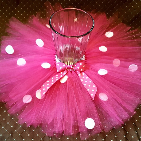 Pink polka dot tutu birthday tutu fuschia tutu ballerina tutu princess tutu toddler tutu kids tutu infant tutu girls tutu baby tutu