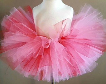 Pink and red tutu birthday tutu ballerina tutu princess tutu toddler tutu infant tutu girls tutu kids tutu