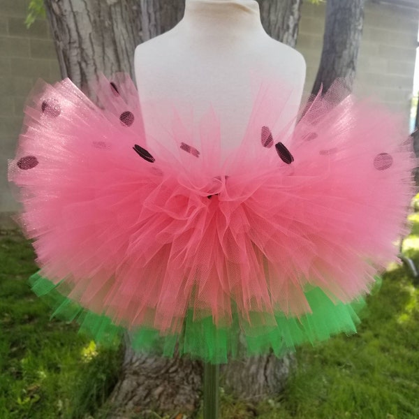 Watermelon tutu coral and green tutu Halloween tutu fruit tutu ballerina tutu princess tutu toddler tutu infant tutu kids tutu girls tutu